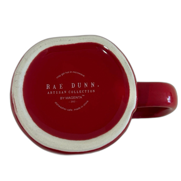Rae Dunn Artisan Collection by Magenta “HO HO HO” Embossed Ceramic Christmas Mug - Picture 9 of 10